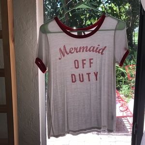 Mermaid off duty t-shirt